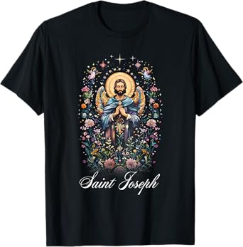 Vintage St Joseph Father Of Jesus Saint Catholic T-Shirt