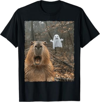 Funny Capybara Halloween T-Shirt