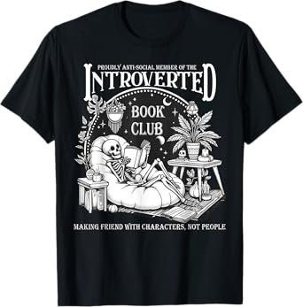 Proud Anti-social Member Of Introverted Book Club Retro T-Shirt