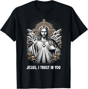 Jesus I Trust In You Divine Mercy Catholic T-Shirt