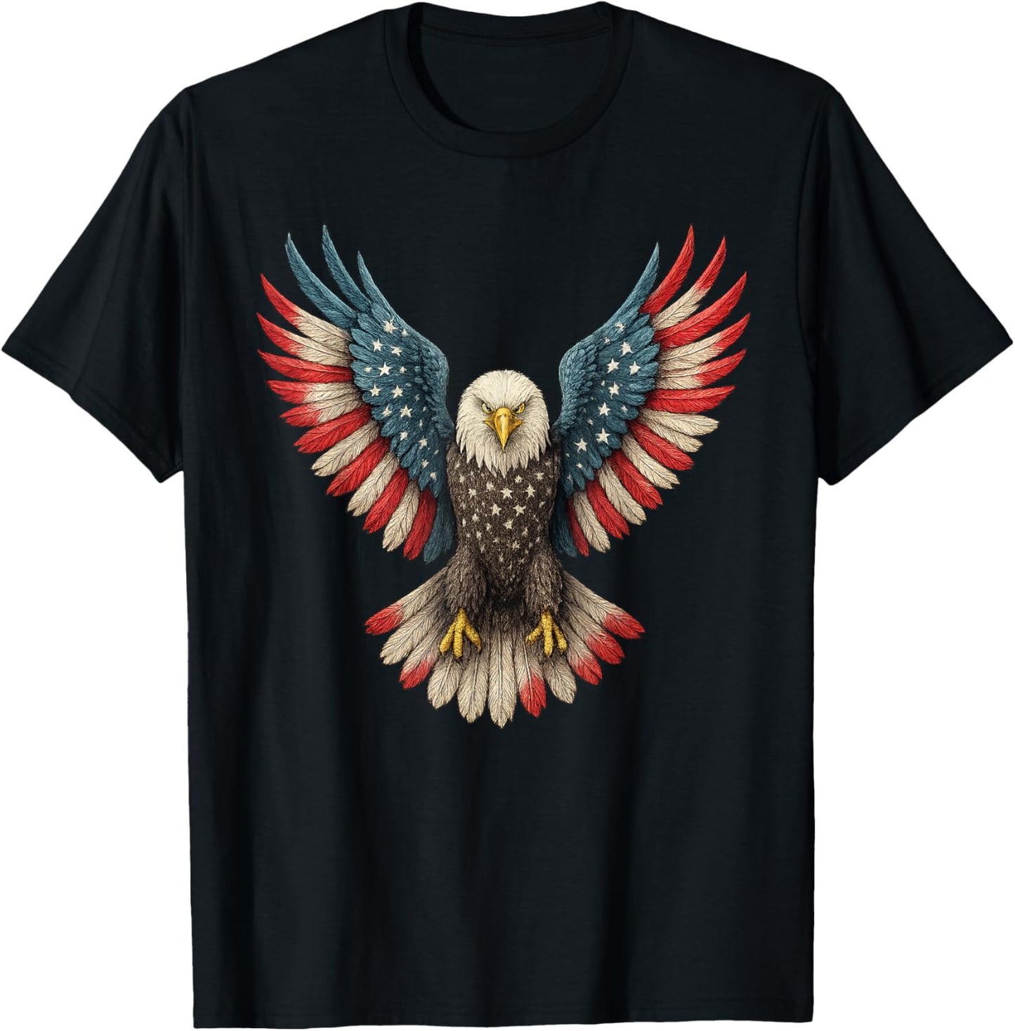 Patriotic Eagle Boys 4th Of July T-shirt