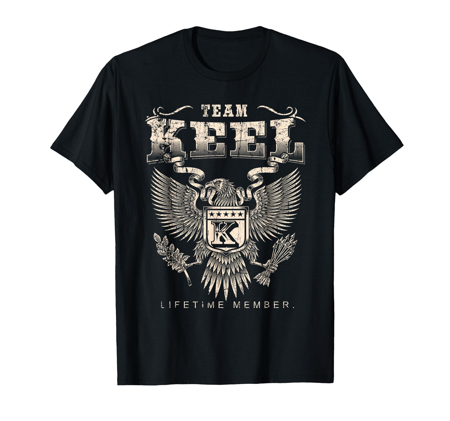 Team Keel Lifetime Member - Keel Last Name T-Shirt