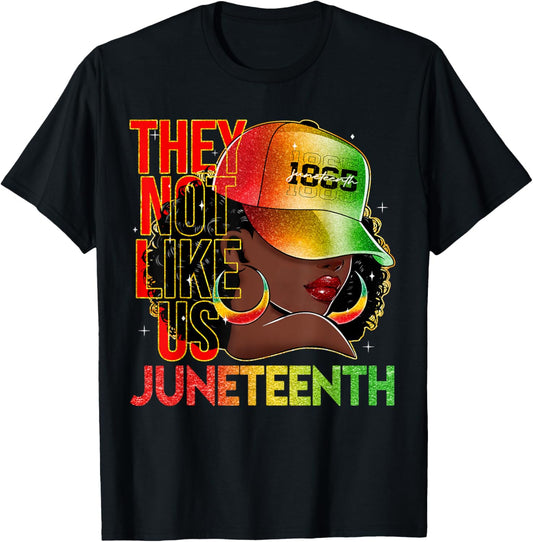 Juneteenth Shirts Women African American Freedom Black Pride T-Shirt