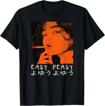 Manga Hip Hop Retro Vintage Hipster Urban Streetwear Anime T-Shirt