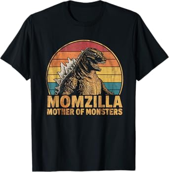 Momzilla Mother Of Monsters Funny Mother's Day Monster T-Shirt