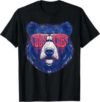 Cubs Wearing Sunglasses Retro Vintage T-Shirt