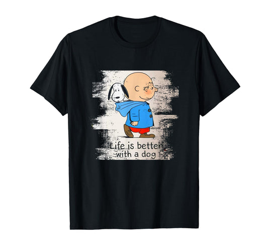 Life Is Better With A Dog T-Shirt for Men Women Kids