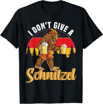 I Don't Give A Schnitzel German Oktoberfest T-Shirt