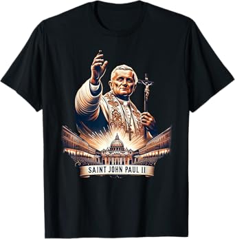 Saint John Paul II Catholic T-Shirt