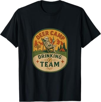 Deer Camp Drinking Team - Funny Hunting T-Shirt