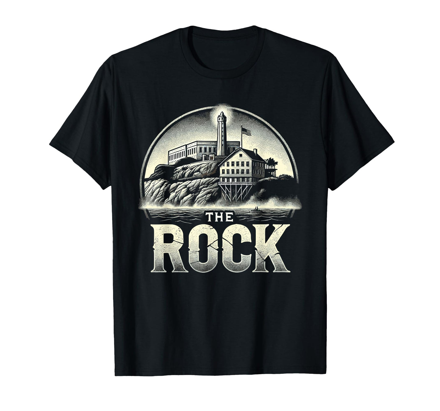 Alcatraz Island Prison History Famous Prison American T-Shirt