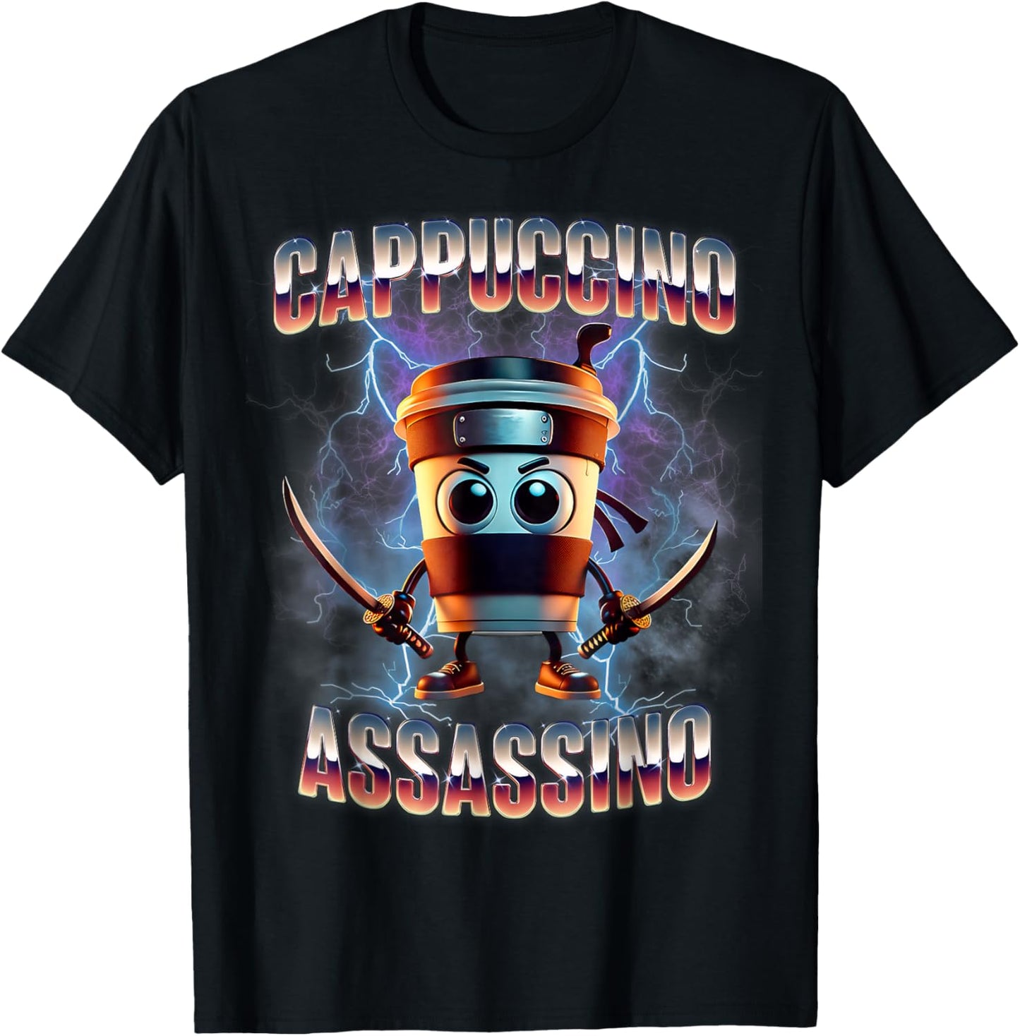 Capuchino Assassino Brainrot Italiano T-Shirt