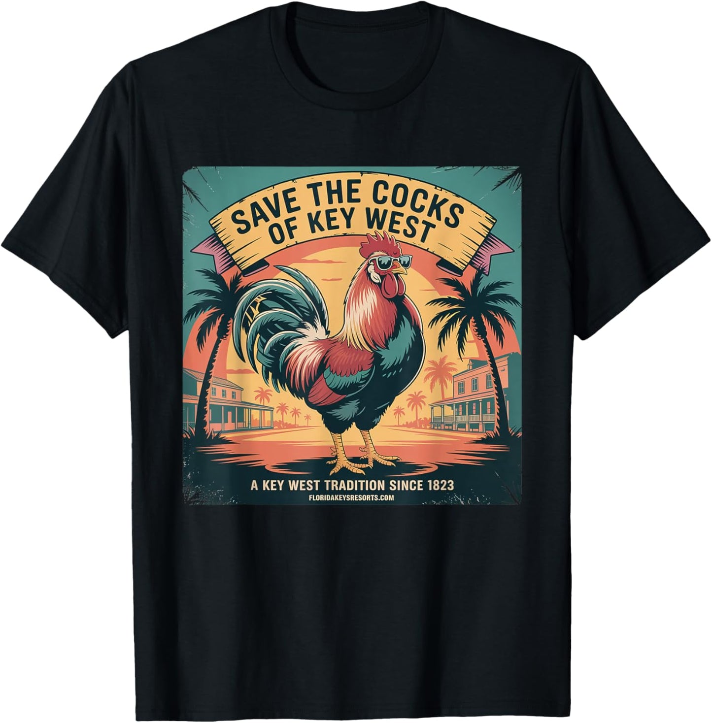 Save the Cocks of Key West T-Shirt