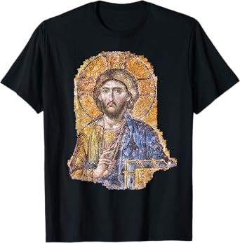 Christ Pantocrator Icon Hagia Sophia Catholic T-Shirt