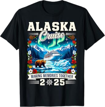 Matching Family Friends And Group Alaskan Alaska Cruise 2025 T-Shirt