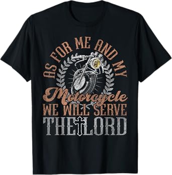 Classic Motorcycle Biker Jesus Faith Christian Biker As For T-Shirt