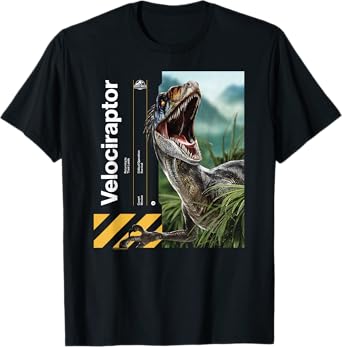 Jurassic World Rebirth Velociraptor Covert Mission T-Shirt