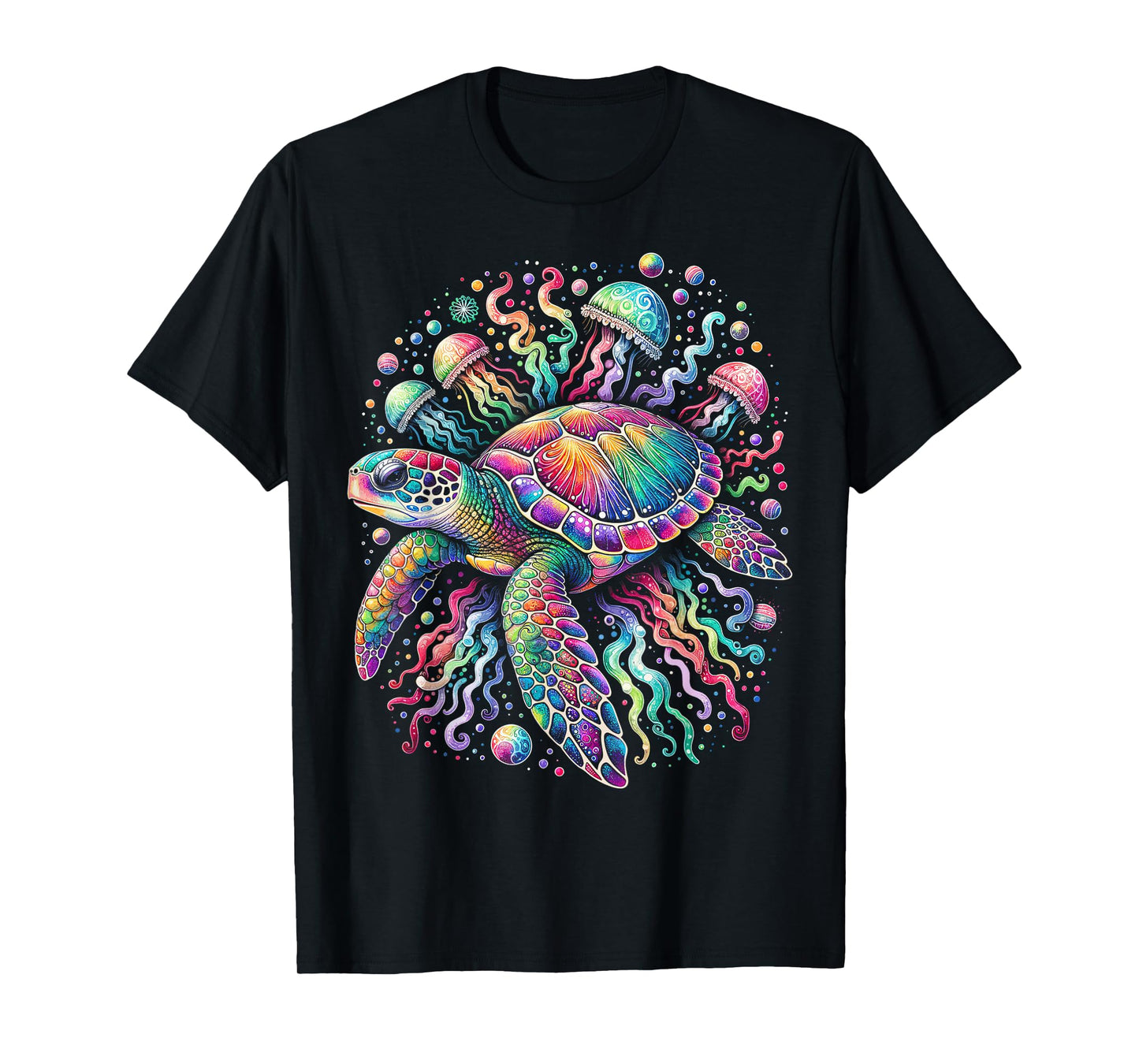 Sea Turtle Beach Lover Ocean Animal Graphic Novelty Womens T-Shirt