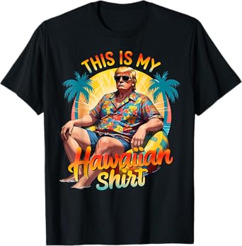 Trump 2024 This My Hawaiian Shirt Luau Costume Party Hawaii T-Shirt