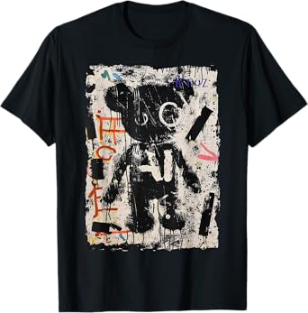 Graffiti Teddy Bear Edgy Vintage Retro Streetwear Teddy T-Shirt