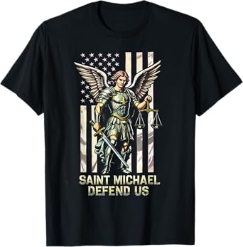 Saint Michael The Archangel Catholic T-Shirt