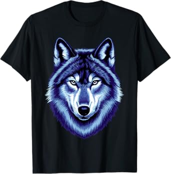 Cool Howling Wolf Art For Men Women Kids Wolves Wolf Lover T-Shirt