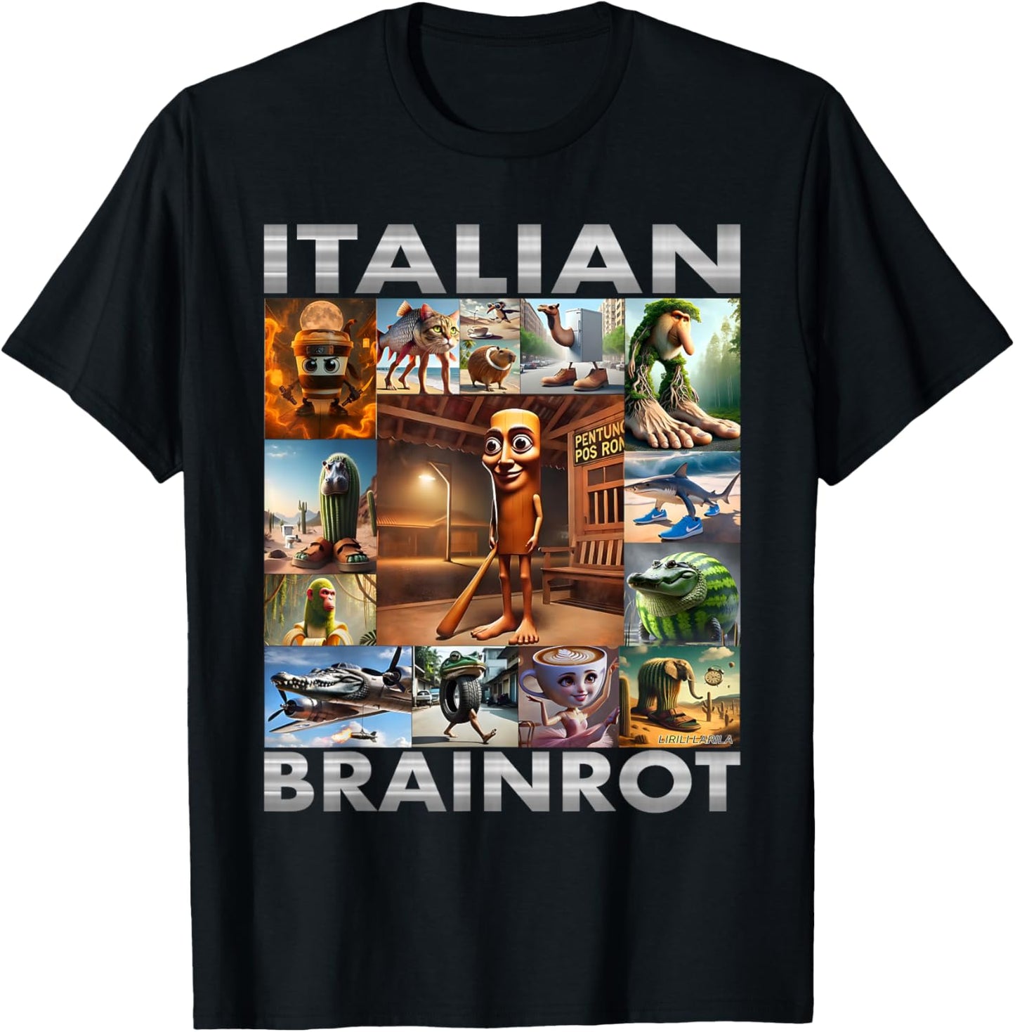 Brainrot Meme Italian Brain Rot Italian Brainrot T-Shirt