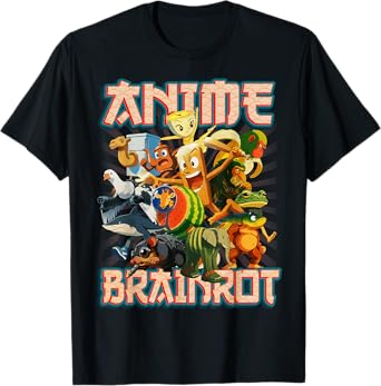 All Baby Brainrot Italian Anime Cute Friends For Kids Youth T-Shirt