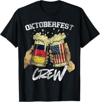 Oktoberfest Crew Vintage Funny Oktoberfest T-Shirt