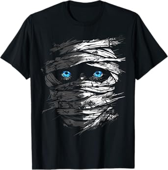 Mummy Costume Halloween Spooky Art Mummy T-Shirt