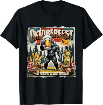 Oktoberfest Bigfoot The Drunken Legend Returns Beer Club T-Shirt