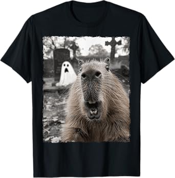 Funny Capybara Halloween Costume T-Shirt