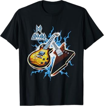 Official Def Leppard Amazon Exclusive Guitar Tour 2025 T-Shirt