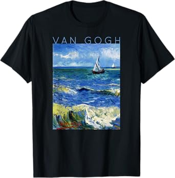 Van Gogh Fishing Boats For Artists T-Shirt