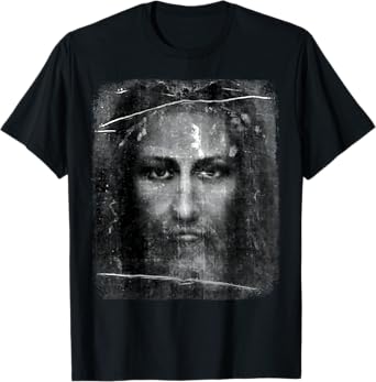 Jesus Shroud Of Turin Vintage christ face catholic christian T-Shirt