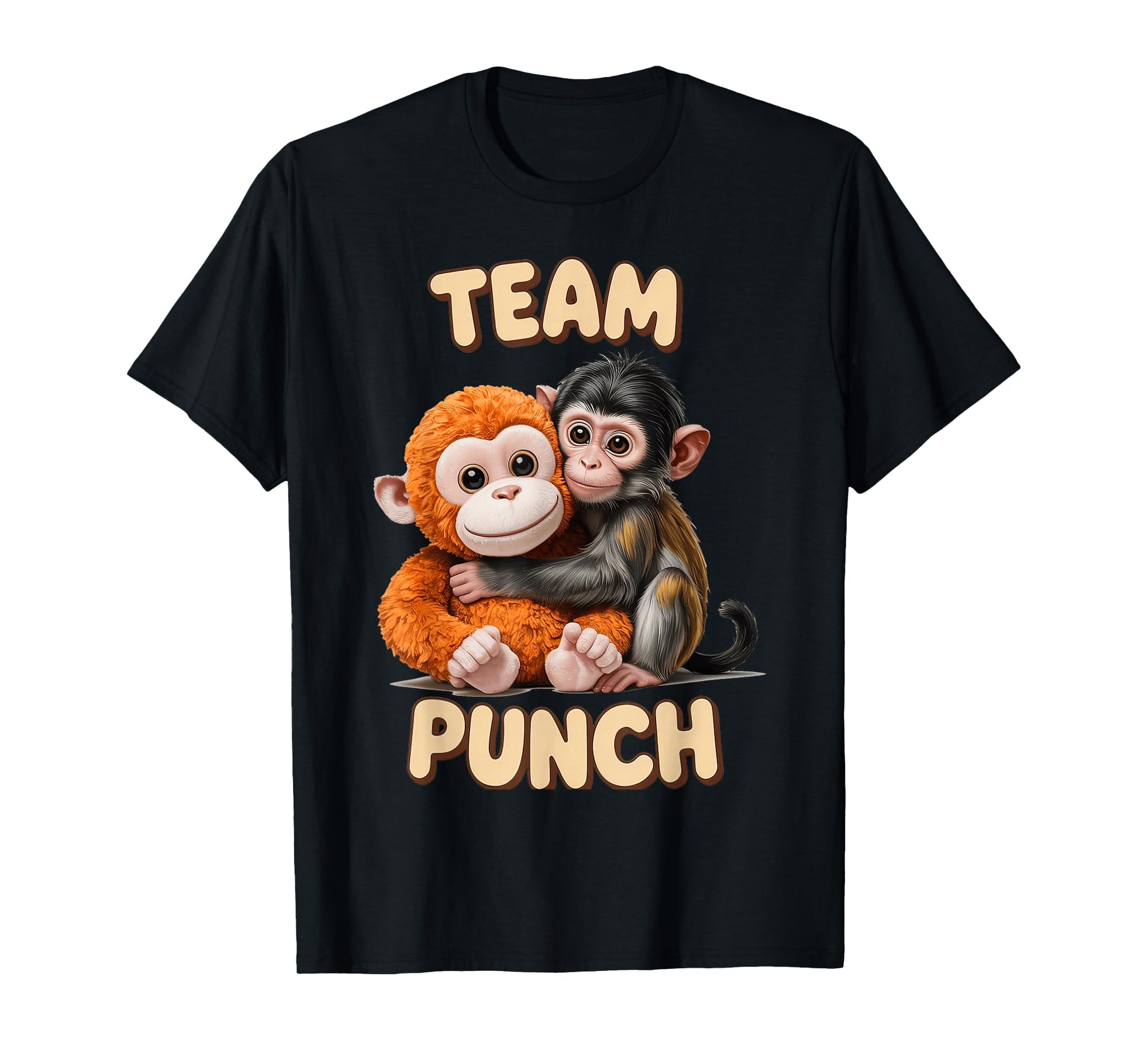 Team Punch - Monkey Punch T-Shirt - T-Shirt | Black