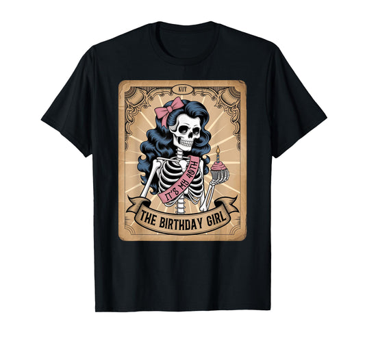 It's My 40th Birthday Tarot Card Funny Skeleton Birthday T-Shirt