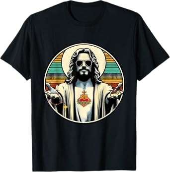 Vintage Buddy a Christ Cool Jesus With Sunglasses Religion T-Shirt