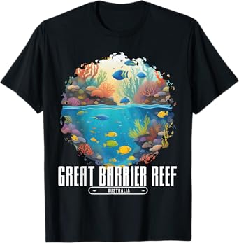 Great Barrier Reef Coral reef Fish Diving Australia T-Shirt
