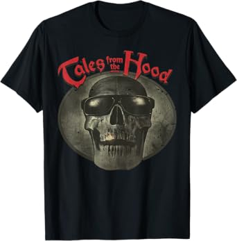 Vintage Tales Dark Skull From The Retro Hood Design T-Shirt