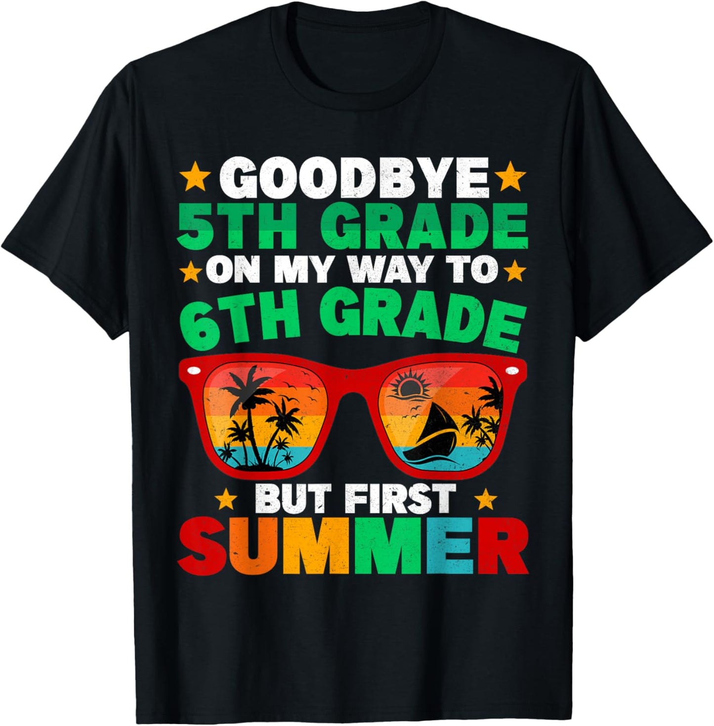 Goodbye 5th Grade First Summer Graduation Last Day Boys T-shirt by TeeBrew