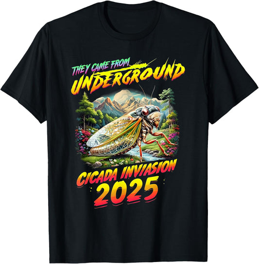 CICADA BROOD THEY'RE BACK RETURN OF THE CICADAS 2025 T-Shirt