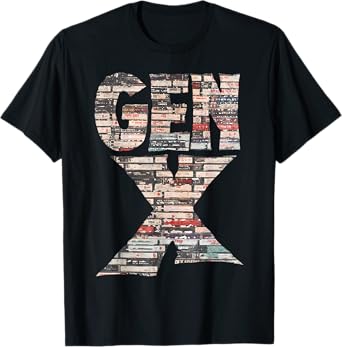 gen x 80’s rock cassettes T-Shirt