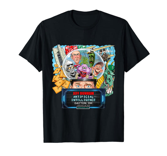 Jeff Dunham Dayton, OH (2026) T-Shirt - T-Shirt | Black