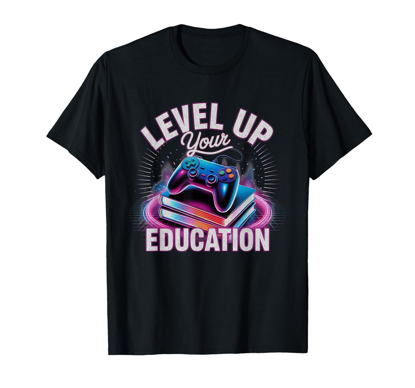 Level Up Your Education Gaming Teacher Student Learning Game T-Shirt