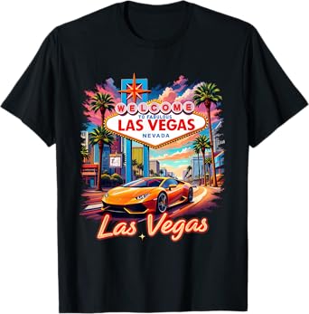 Nevada Las Vegas Souvenir Vacation Trip 2025 T-Shirt