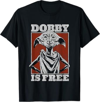 Harry Potter And The Deathly Hallows Vintage Dobby Is Free T-Shirt