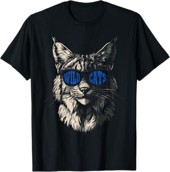 Classic Wildcats Name Styles | Cat's Lovers Animal Game Day T-Shirt