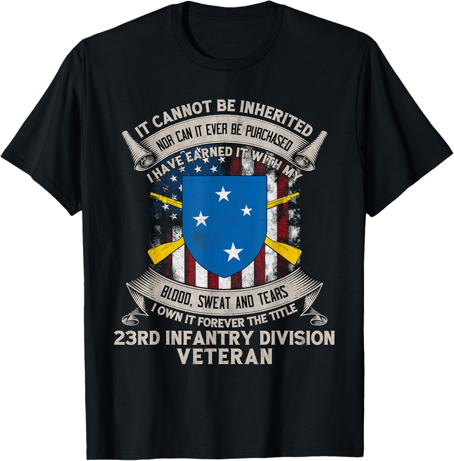 23rd Infantry Division Veteran Vietnam Veteran Gift Tee T-shirt