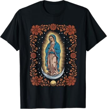 Catholicism Lady Guadalupe Religious art T-Shirt
